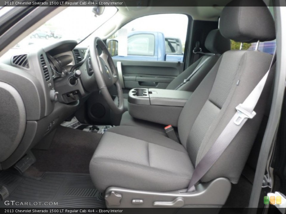 Ebony Interior Photo for the 2013 Chevrolet Silverado 1500 LT Regular Cab 4x4 #71929314