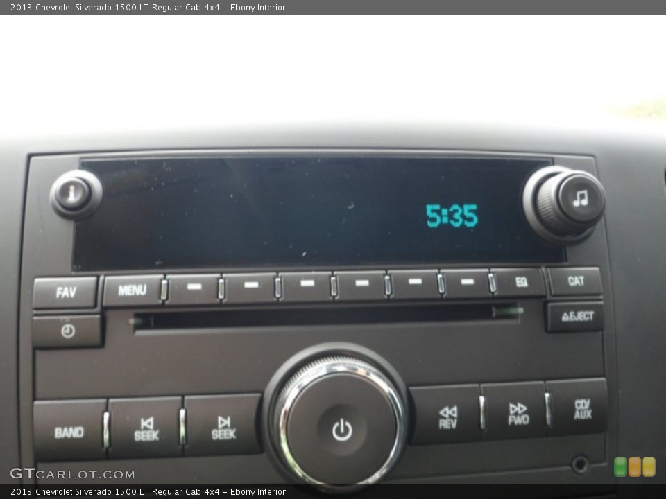 Ebony Interior Audio System for the 2013 Chevrolet Silverado 1500 LT Regular Cab 4x4 #71929524