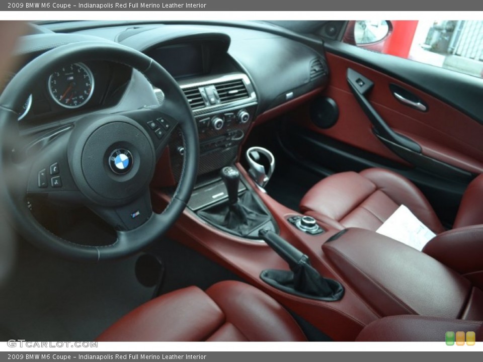 Indianapolis Red Full Merino Leather Interior Photo for the 2009 BMW M6 Coupe #71929890