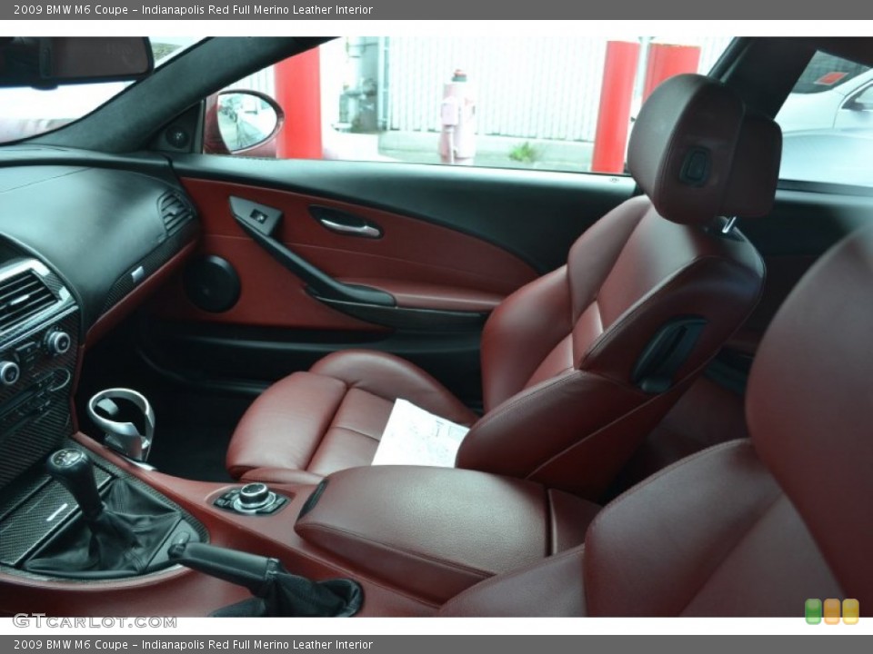 Indianapolis Red Full Merino Leather Interior Photo for the 2009 BMW M6 Coupe #71929917