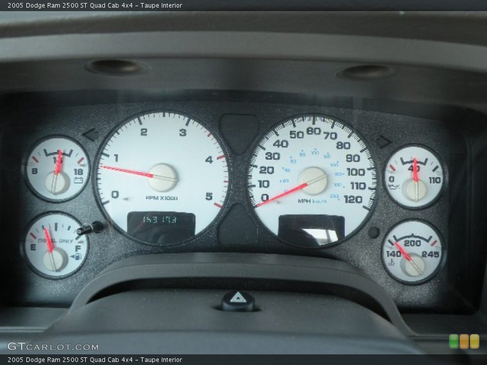 Taupe Interior Gauges for the 2005 Dodge Ram 2500 ST Quad Cab 4x4 #71929956
