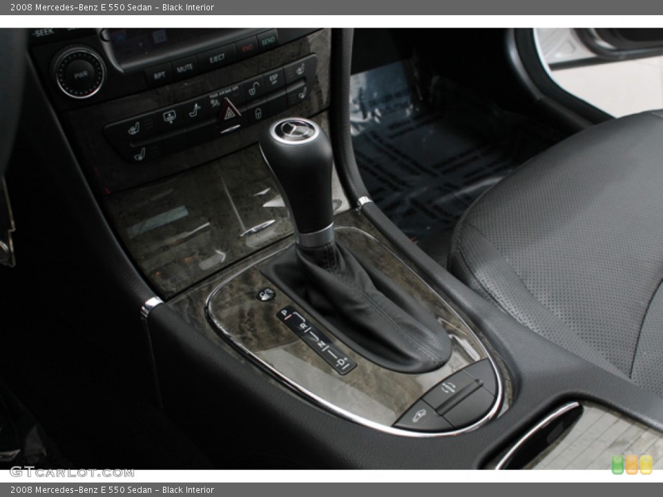 Black Interior Transmission for the 2008 Mercedes-Benz E 550 Sedan #71932941