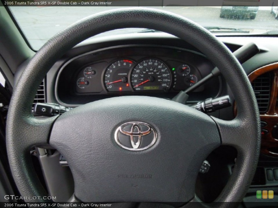 Dark Gray Interior Steering Wheel for the 2006 Toyota Tundra SR5 X-SP Double Cab #71933079