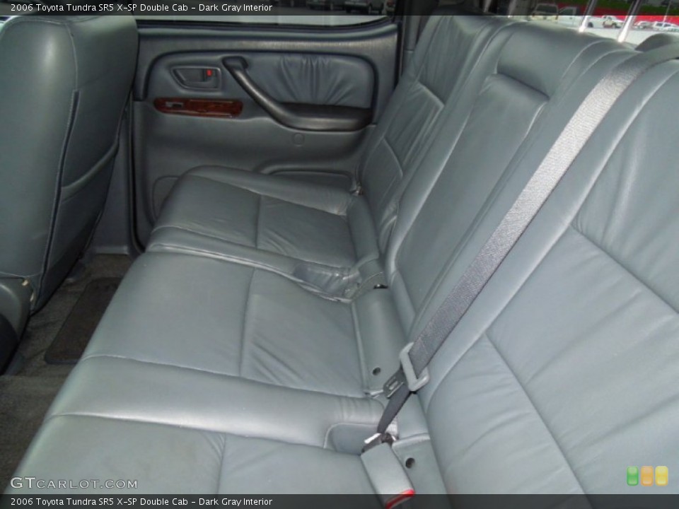 Dark Gray Interior Rear Seat for the 2006 Toyota Tundra SR5 X-SP Double Cab #71933124