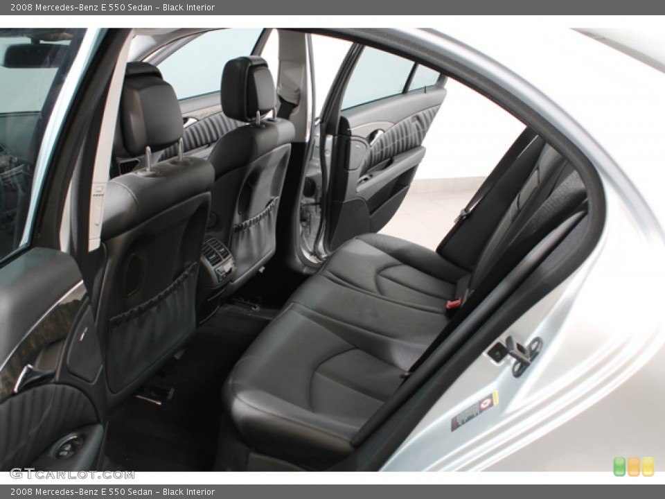 Black Interior Photo for the 2008 Mercedes-Benz E 550 Sedan #71933133