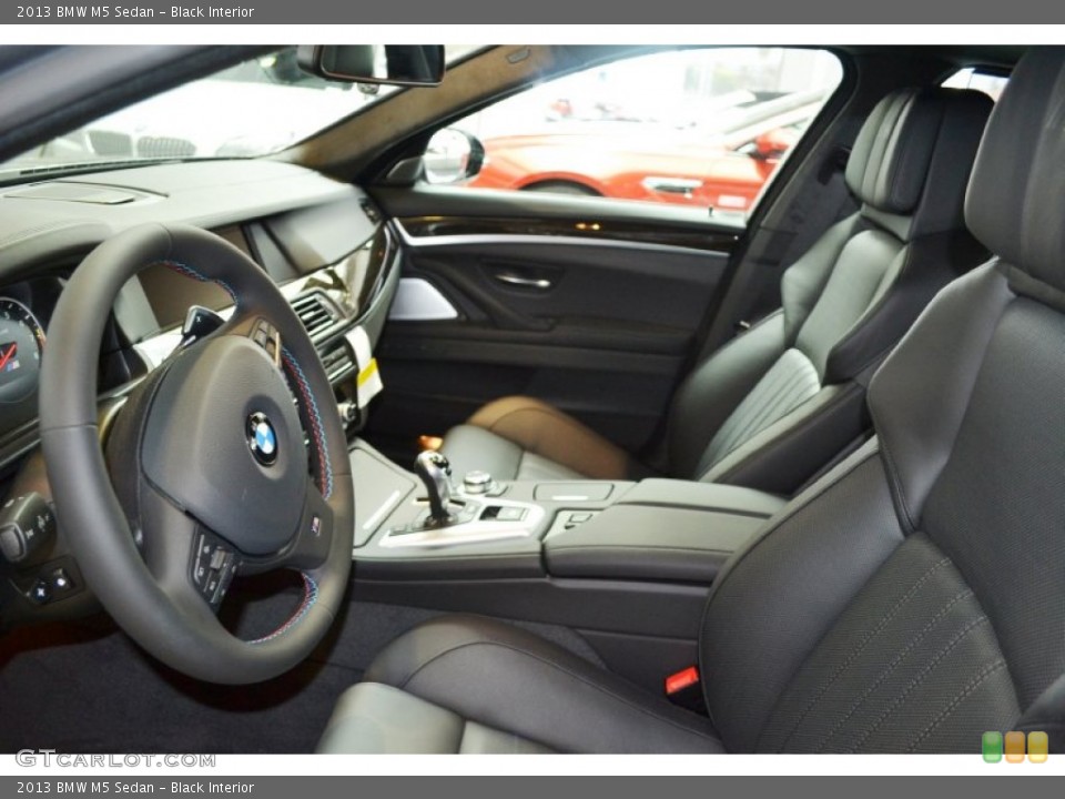 Black Interior Front Seat for the 2013 BMW M5 Sedan #71933520