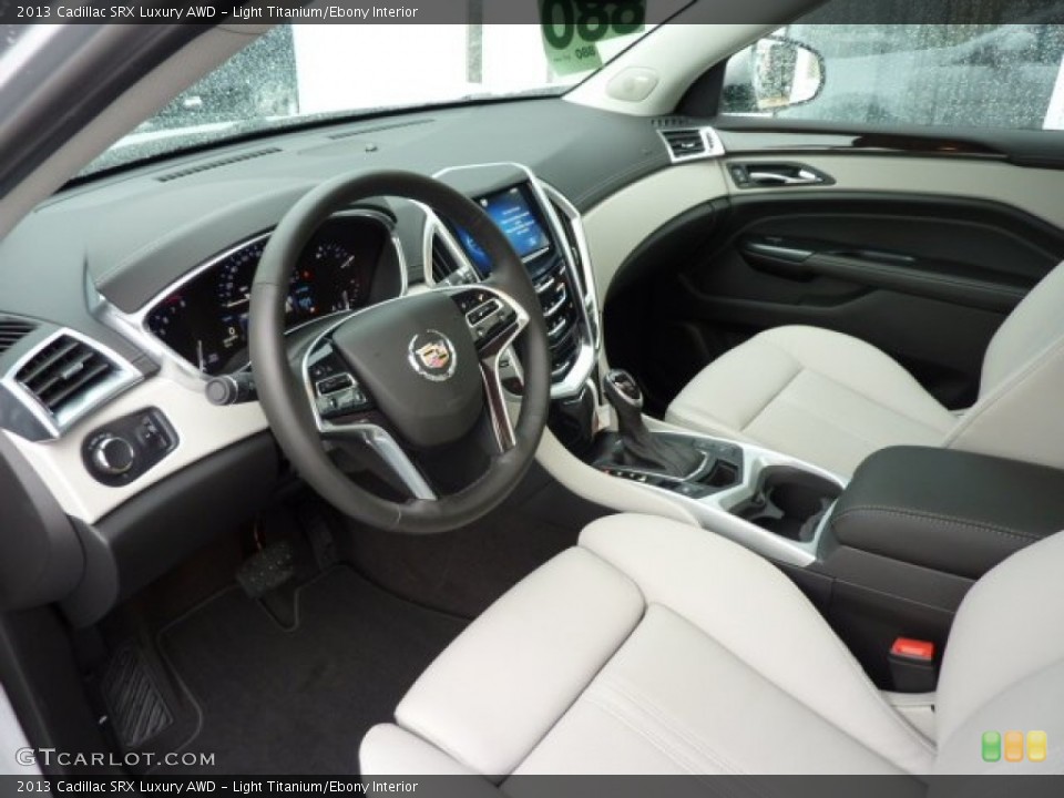 Light Titanium/Ebony Interior Prime Interior for the 2013 Cadillac SRX Luxury AWD #71934102