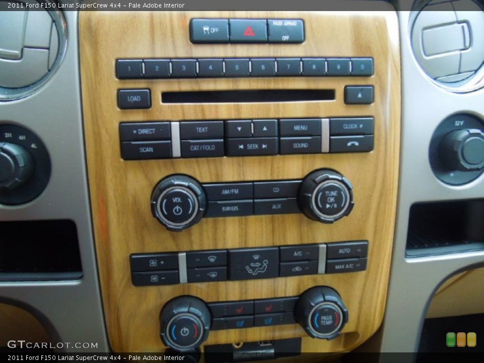 Pale Adobe Interior Controls for the 2011 Ford F150 Lariat SuperCrew 4x4 #71934436