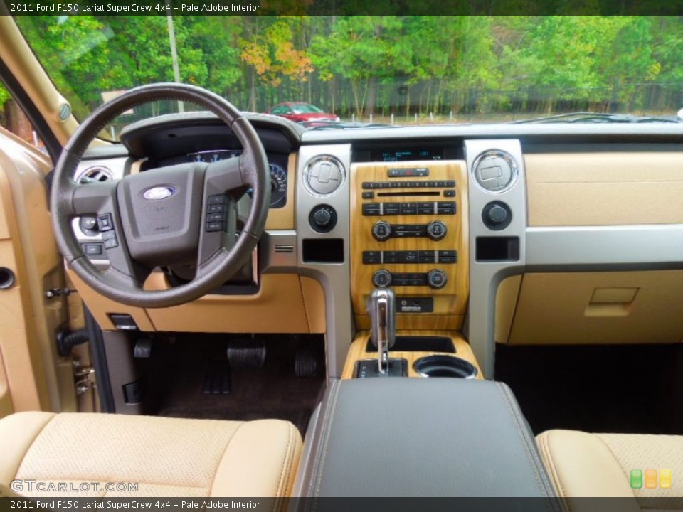 Pale Adobe Interior Dashboard for the 2011 Ford F150 Lariat SuperCrew 4x4 #71934591