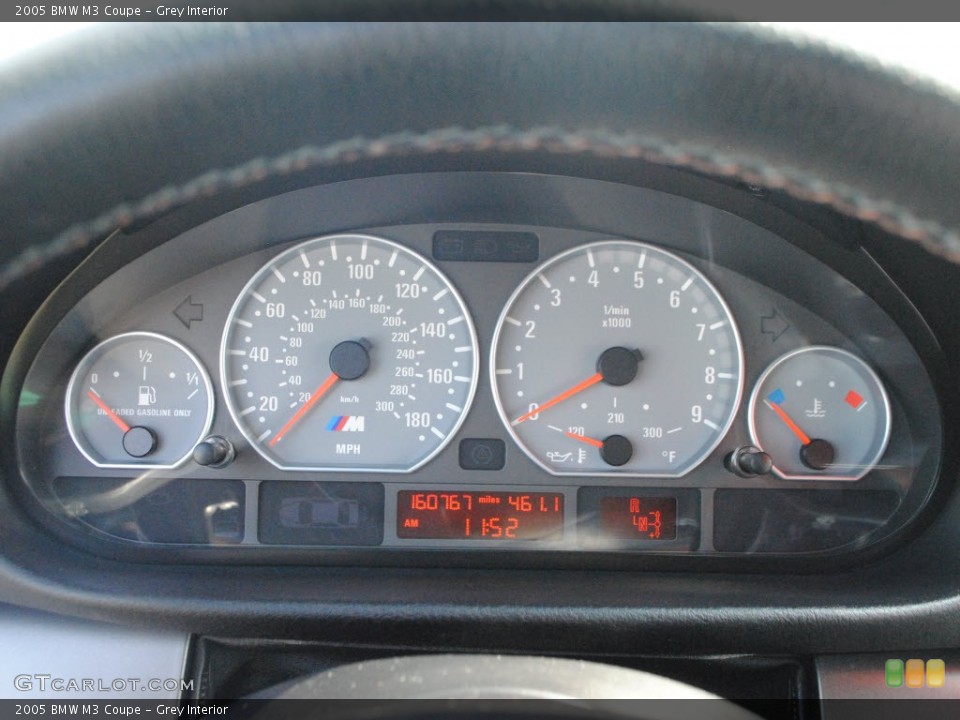 Grey Interior Gauges for the 2005 BMW M3 Coupe #71936790