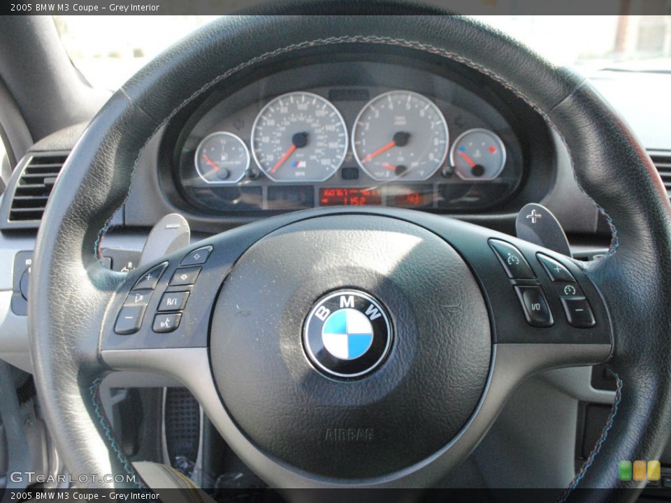 Grey Interior Steering Wheel for the 2005 BMW M3 Coupe #71936817