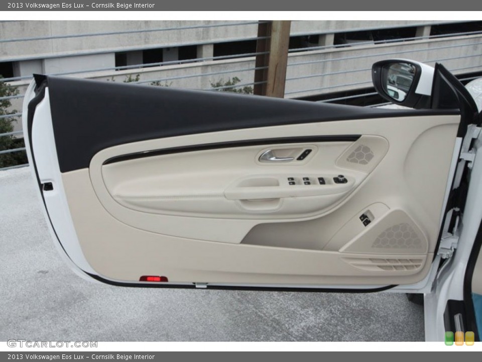 Cornsilk Beige Interior Door Panel for the 2013 Volkswagen Eos Lux #71937357