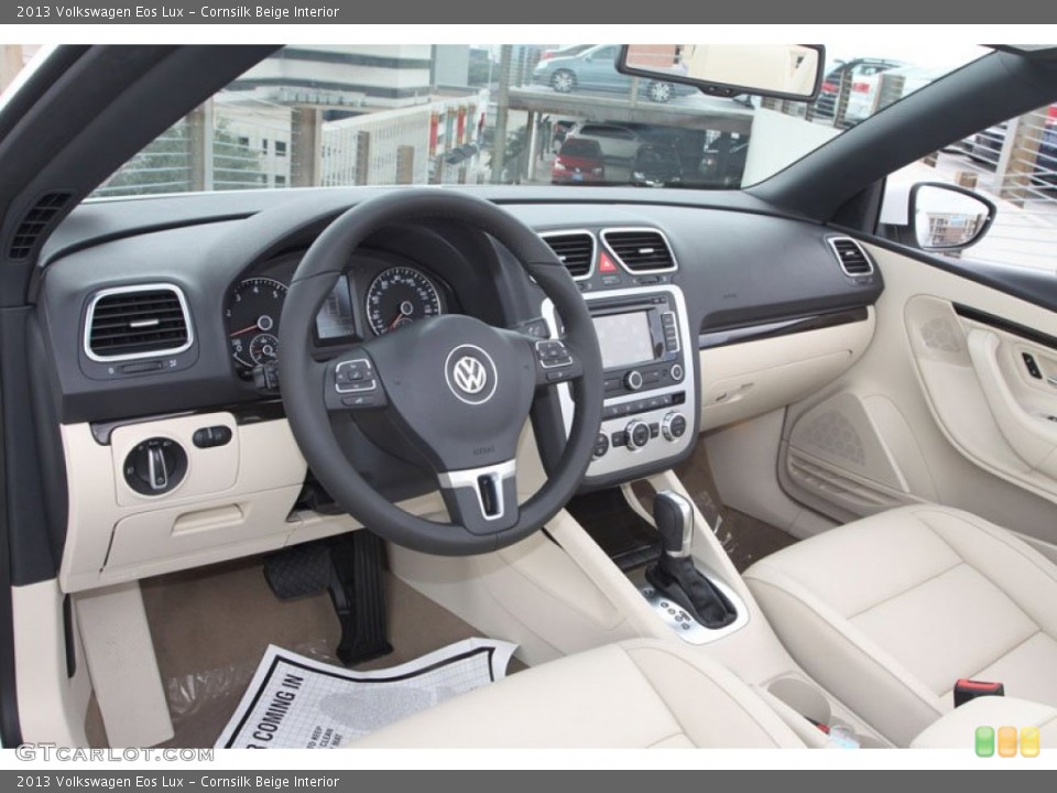 Cornsilk Beige Interior Prime Interior for the 2013 Volkswagen Eos Lux #71937381