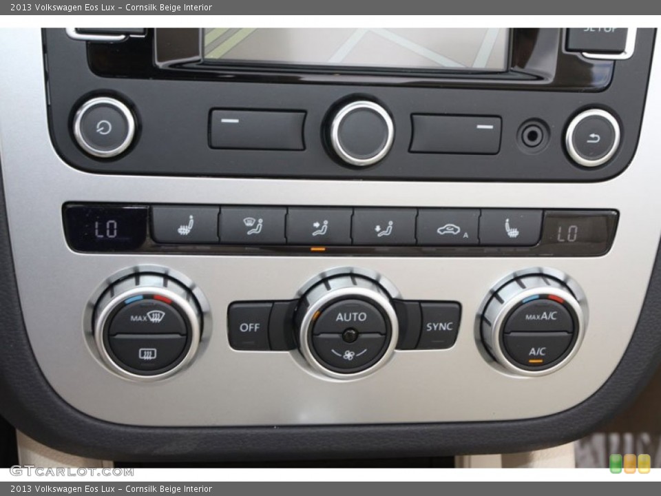 Cornsilk Beige Interior Controls for the 2013 Volkswagen Eos Lux #71937537