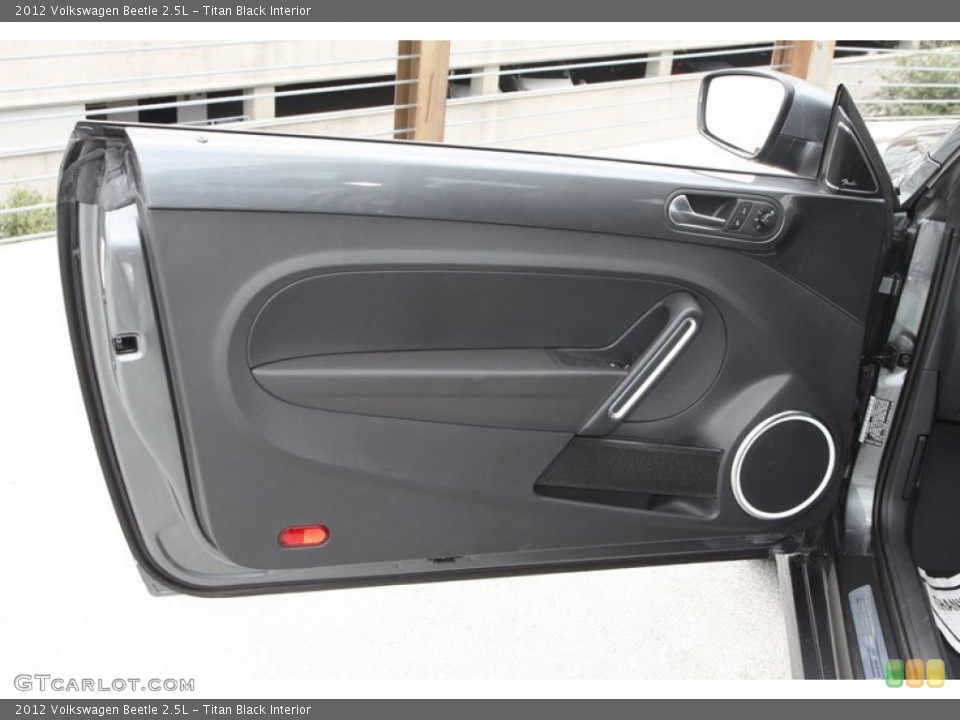 Titan Black Interior Door Panel for the 2012 Volkswagen Beetle 2.5L #71938715