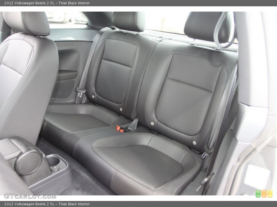 Titan Black Interior Rear Seat for the 2012 Volkswagen Beetle 2.5L #71938779