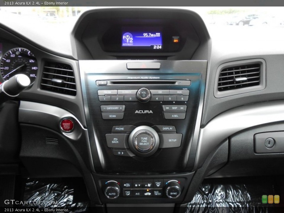 Ebony Interior Controls for the 2013 Acura ILX 2.4L #71938864