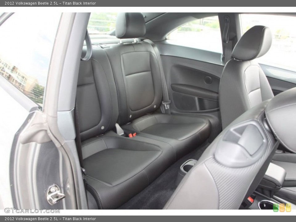 Titan Black Interior Rear Seat for the 2012 Volkswagen Beetle 2.5L #71939007