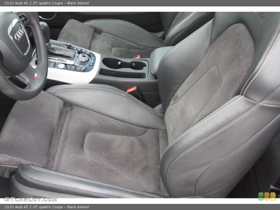 Black Interior Front Seat for the 2010 Audi A5 2.0T quattro Coupe #71939353
