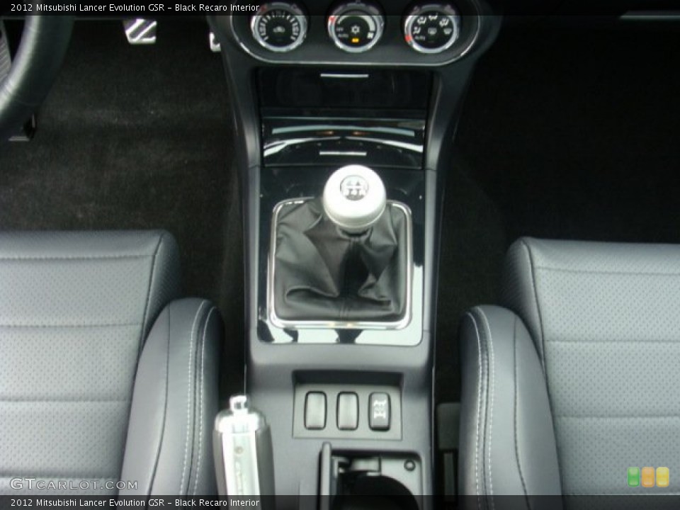 Black Recaro Interior Transmission for the 2012 Mitsubishi Lancer Evolution GSR #71939359