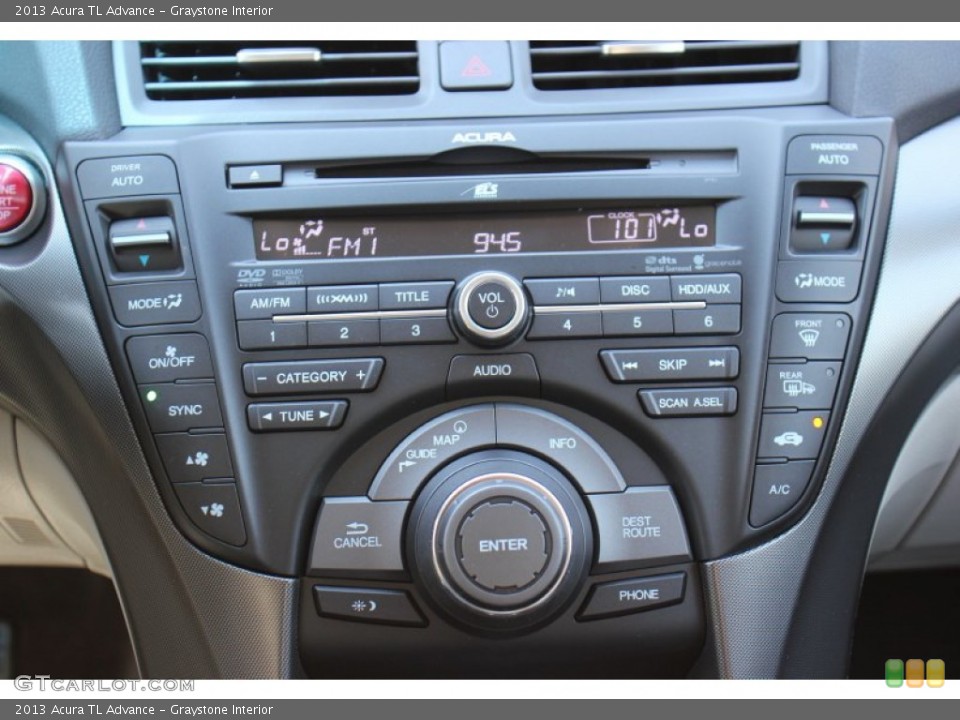 Graystone Interior Audio System for the 2013 Acura TL Advance #71939467