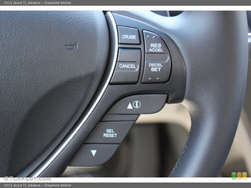 Graystone Interior Controls for the 2013 Acura TL Advance #71939541