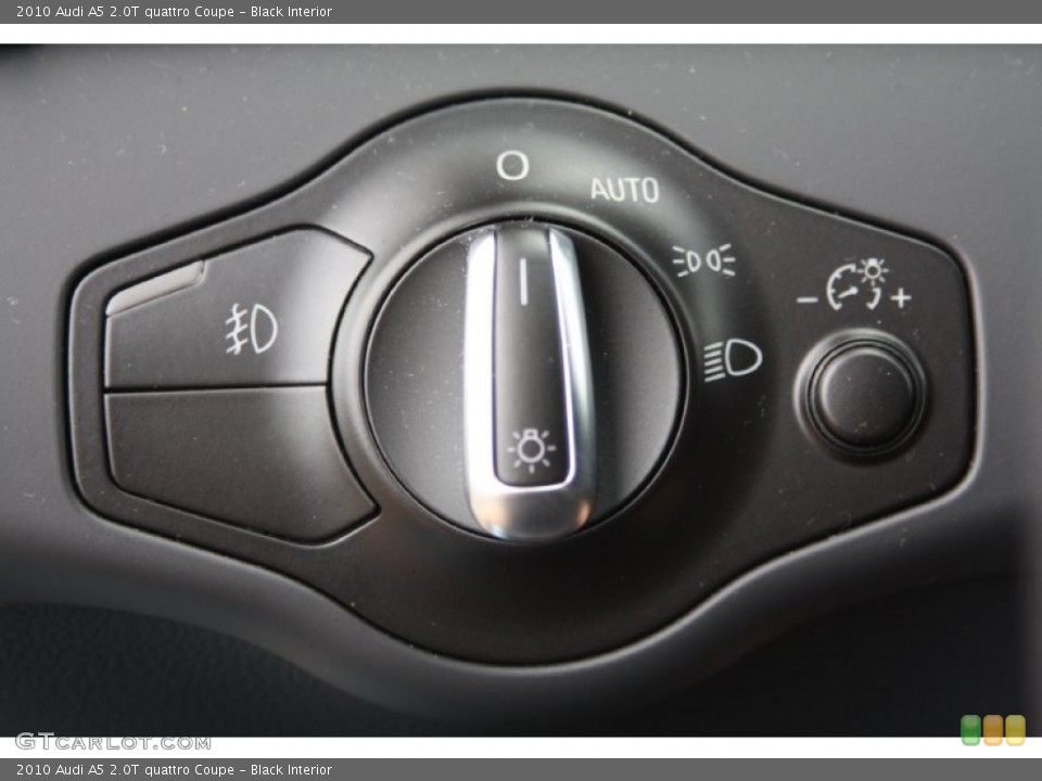 Black Interior Controls for the 2010 Audi A5 2.0T quattro Coupe #71939935