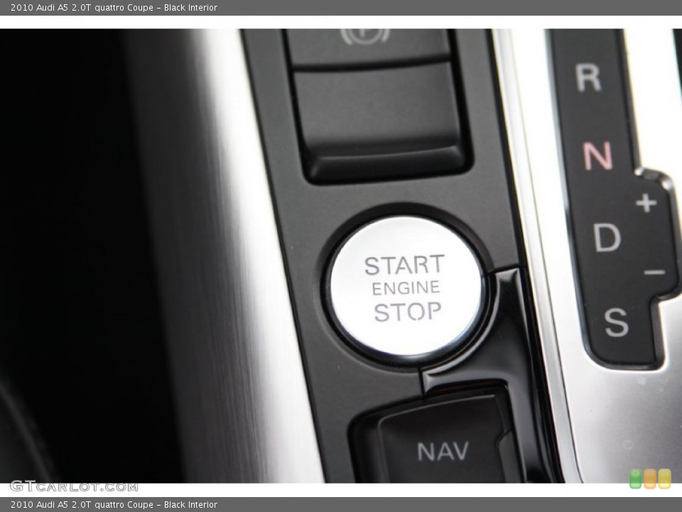 Black Interior Controls for the 2010 Audi A5 2.0T quattro Coupe #71939958