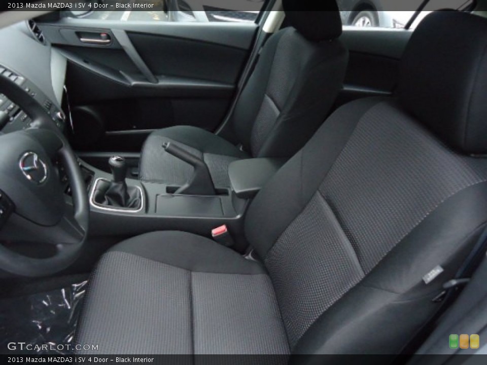 Black Interior Photo for the 2013 Mazda MAZDA3 i SV 4 Door #71940237