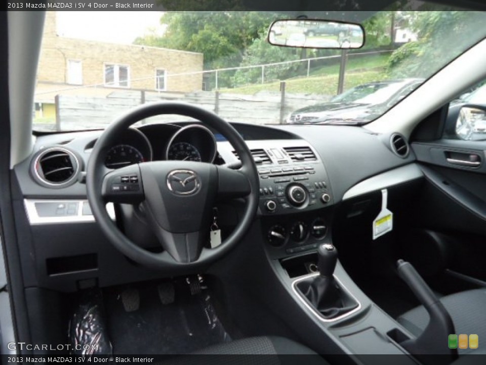 Black Interior Prime Interior for the 2013 Mazda MAZDA3 i SV 4 Door #71940285