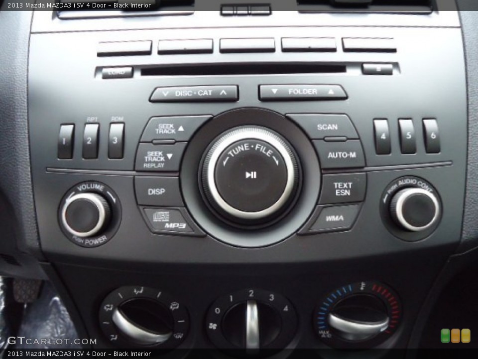Black Interior Audio System for the 2013 Mazda MAZDA3 i SV 4 Door #71940420