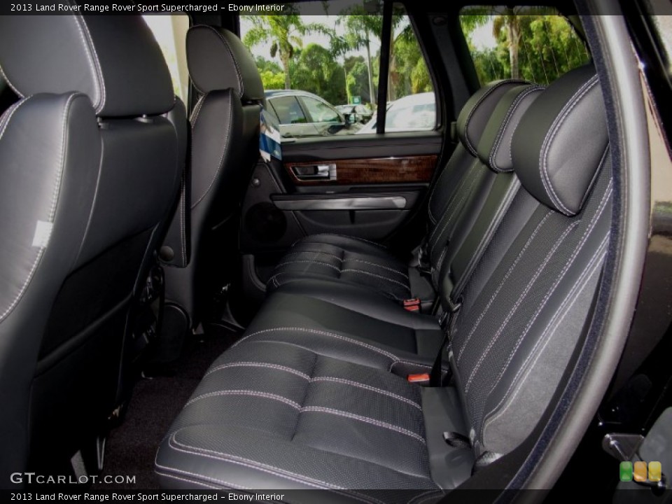 Ebony Interior Photo for the 2013 Land Rover Range Rover Sport Supercharged #71942209
