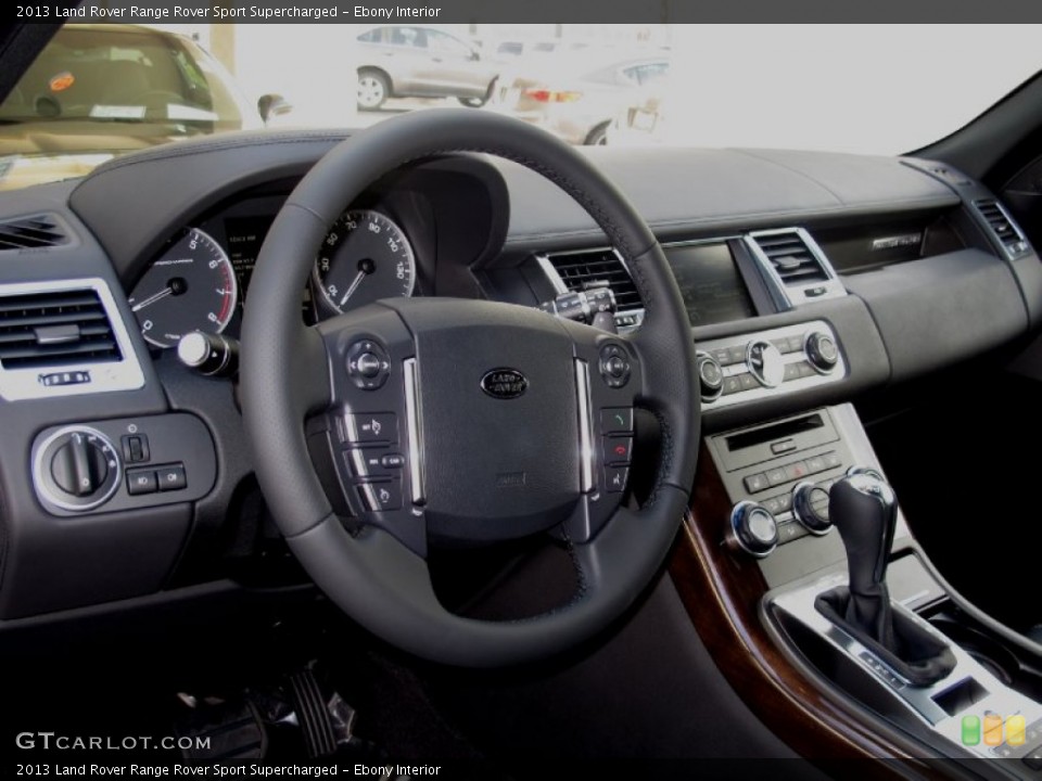 Ebony Interior Dashboard for the 2013 Land Rover Range Rover Sport Supercharged #71942257