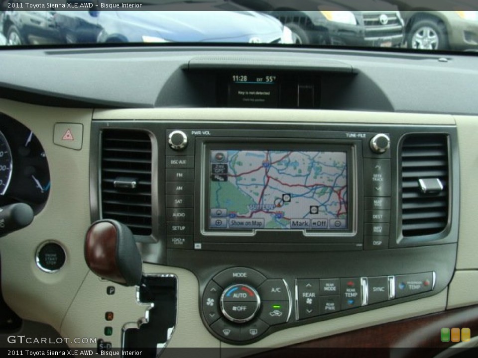 Bisque Interior Navigation for the 2011 Toyota Sienna XLE AWD #71943223