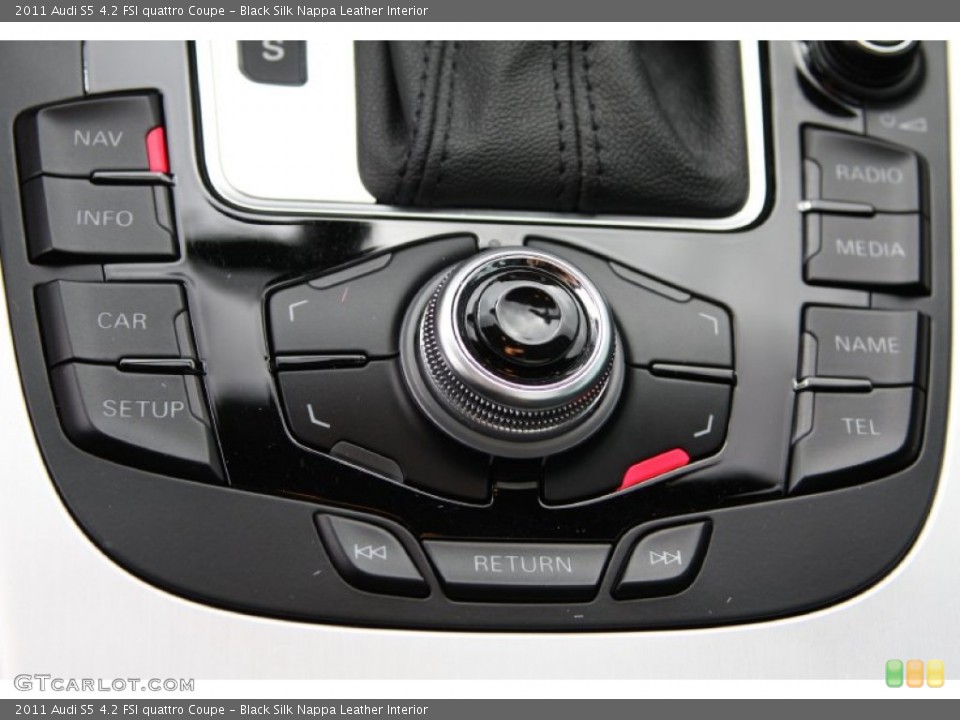 Black Silk Nappa Leather Interior Controls for the 2011 Audi S5 4.2 FSI quattro Coupe #71943229