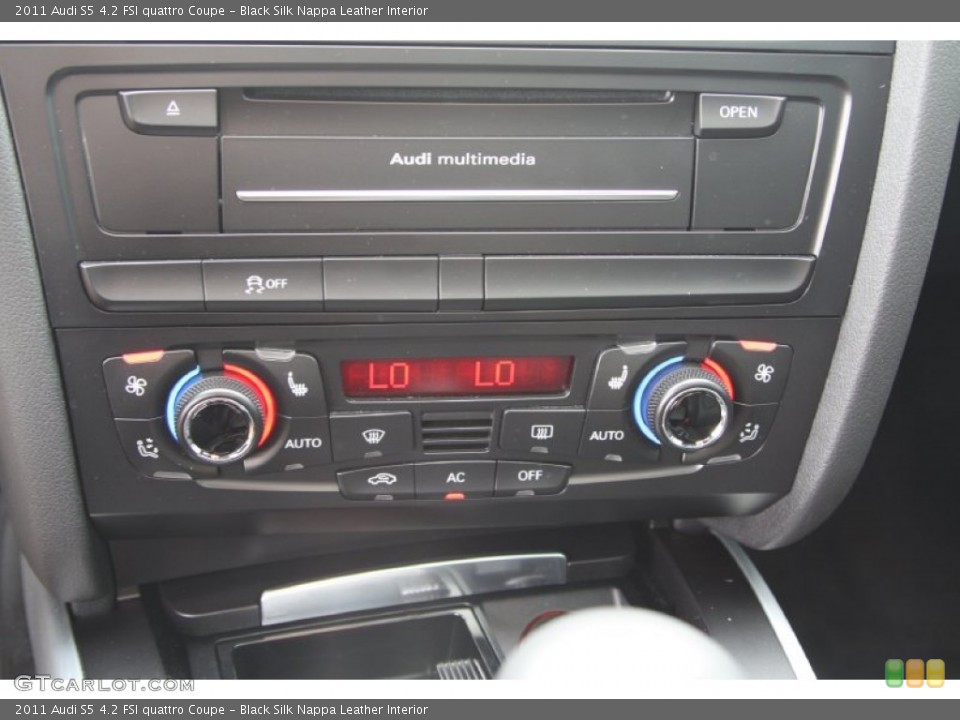 Black Silk Nappa Leather Interior Controls for the 2011 Audi S5 4.2 FSI quattro Coupe #71943250