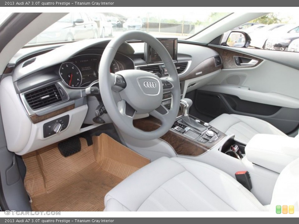 Titanium Gray 2013 Audi A7 Interiors