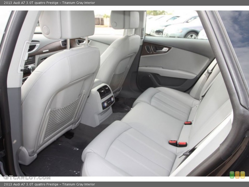 Titanium Gray Interior Rear Seat for the 2013 Audi A7 3.0T quattro Prestige #71944458