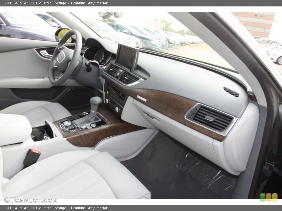 Titanium Gray Interior Dashboard for the 2013 Audi A7 3.0T quattro Prestige #71944768