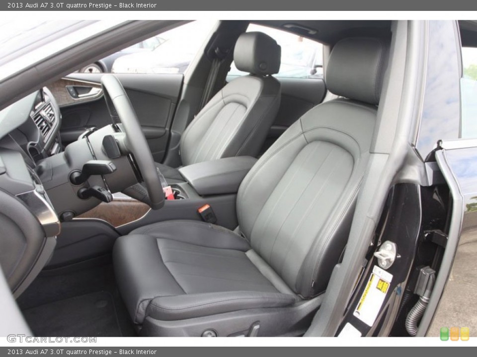Black Interior Front Seat for the 2013 Audi A7 3.0T quattro Prestige #71945956