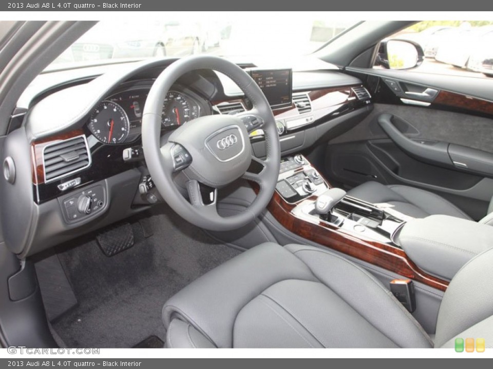 Black Interior Prime Interior for the 2013 Audi A8 L 4.0T quattro #71946658