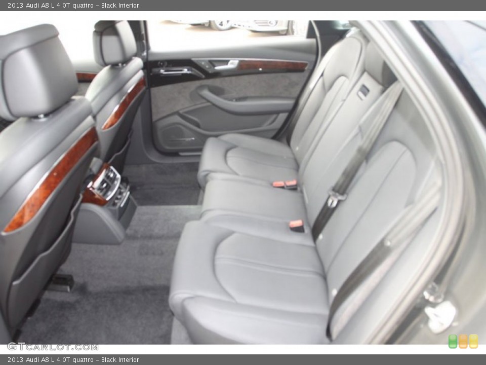 Black Interior Rear Seat for the 2013 Audi A8 L 4.0T quattro #71946724