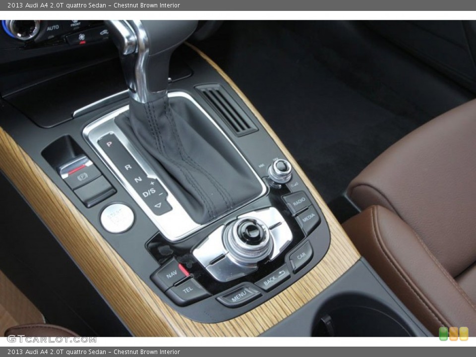 Chestnut Brown Interior Transmission for the 2013 Audi A4 2.0T quattro Sedan #71948456