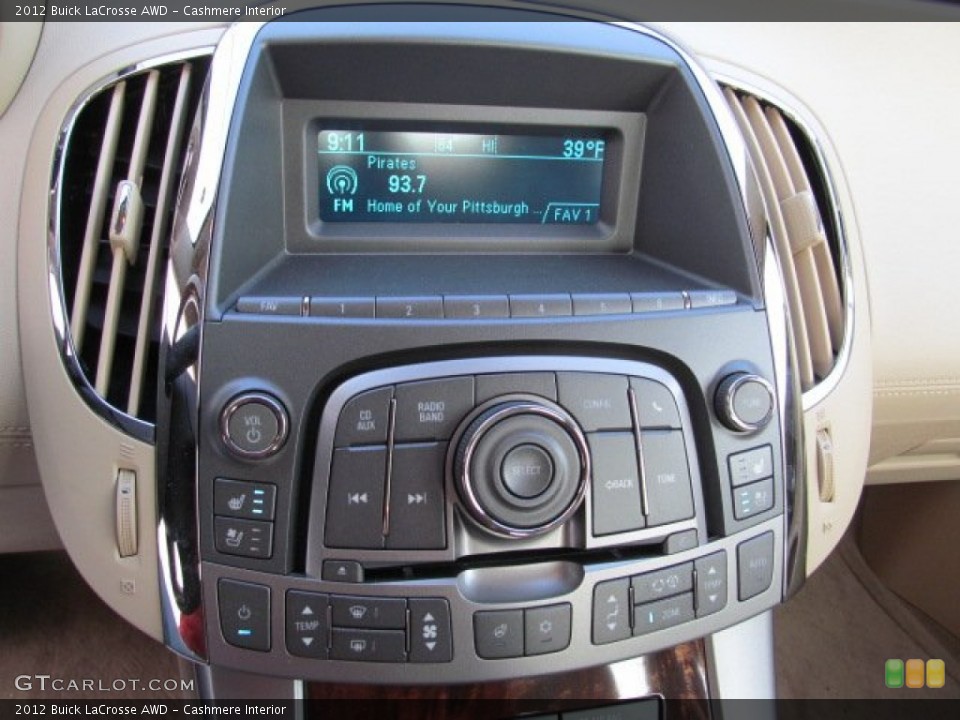 Cashmere Interior Controls for the 2012 Buick LaCrosse AWD #71950714