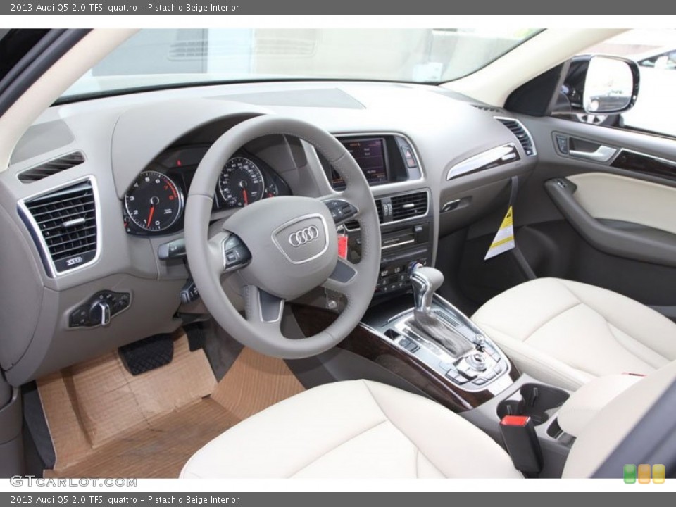 Pistachio Beige Interior Prime Interior for the 2013 Audi Q5 2.0 TFSI quattro #71951500