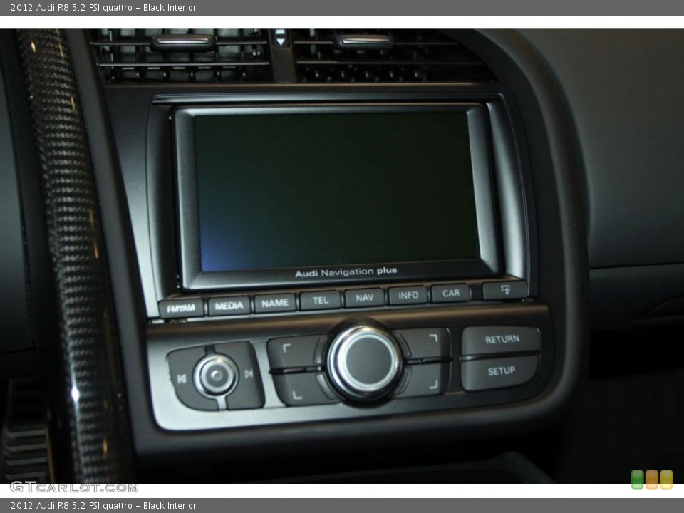 Black Interior Controls for the 2012 Audi R8 5.2 FSI quattro #71953503