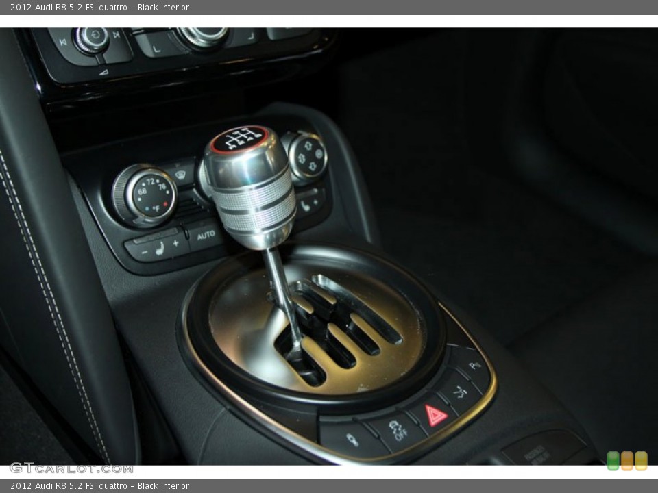 Black Interior Transmission for the 2012 Audi R8 5.2 FSI quattro #71954218