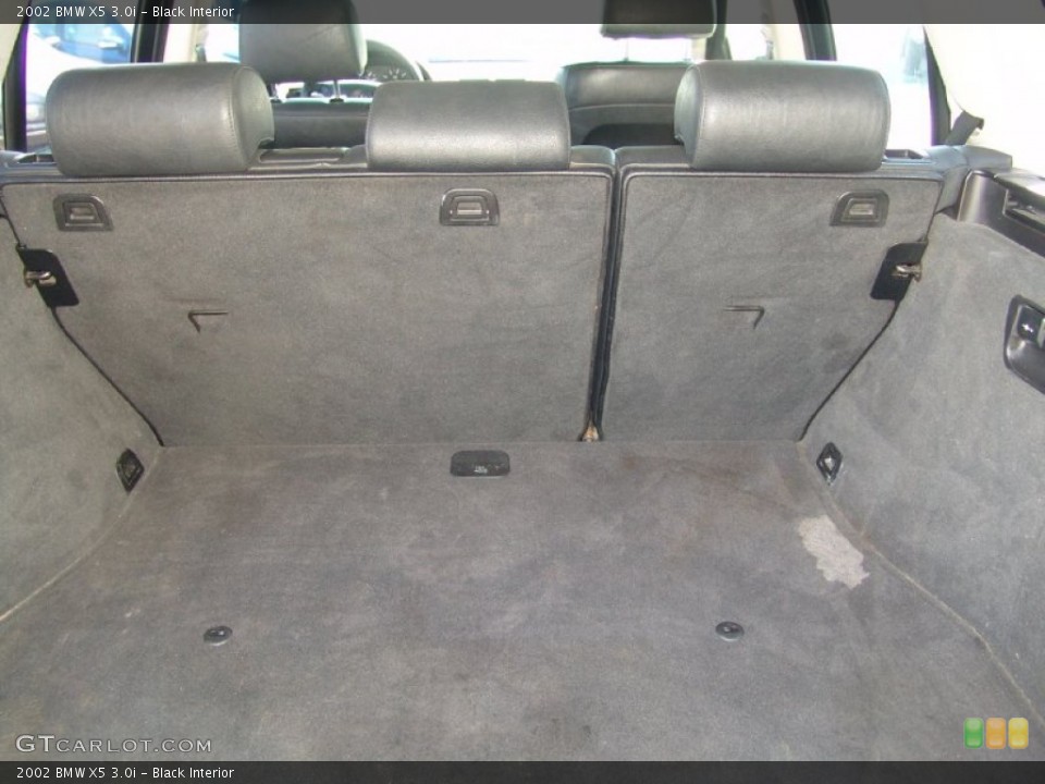 Black Interior Trunk for the 2002 BMW X5 3.0i #71955568