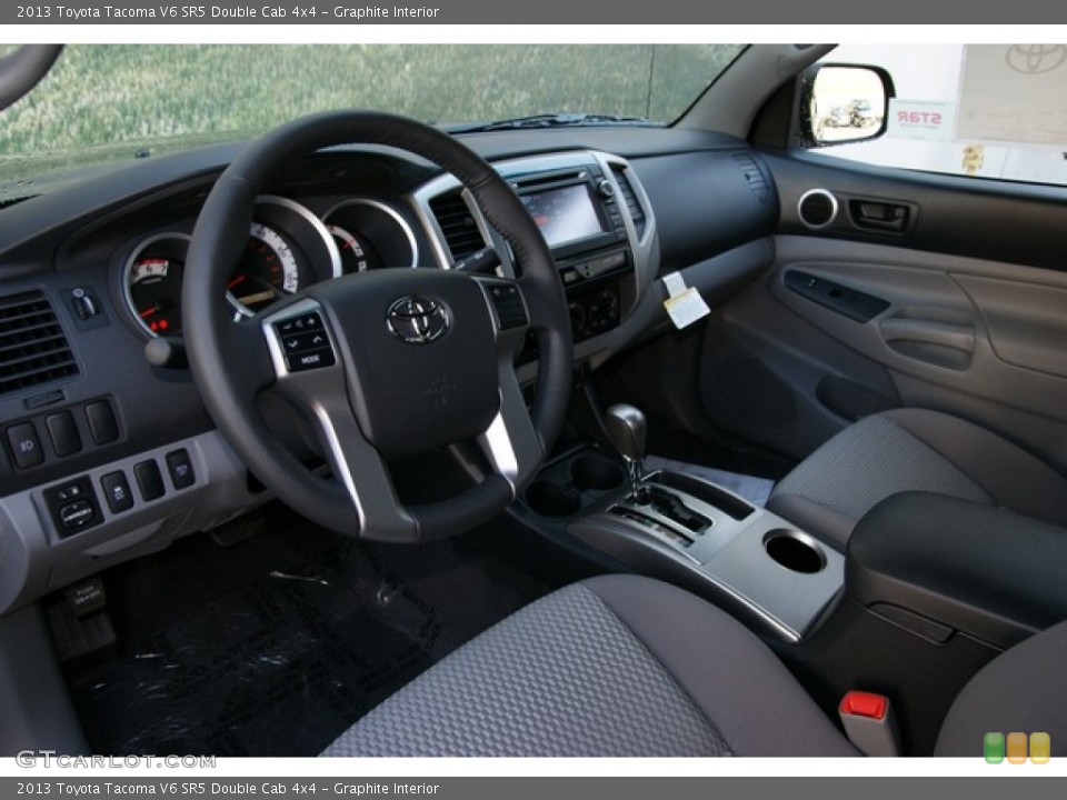 Graphite Interior Prime Interior for the 2013 Toyota Tacoma V6 SR5 Double Cab 4x4 #71956147
