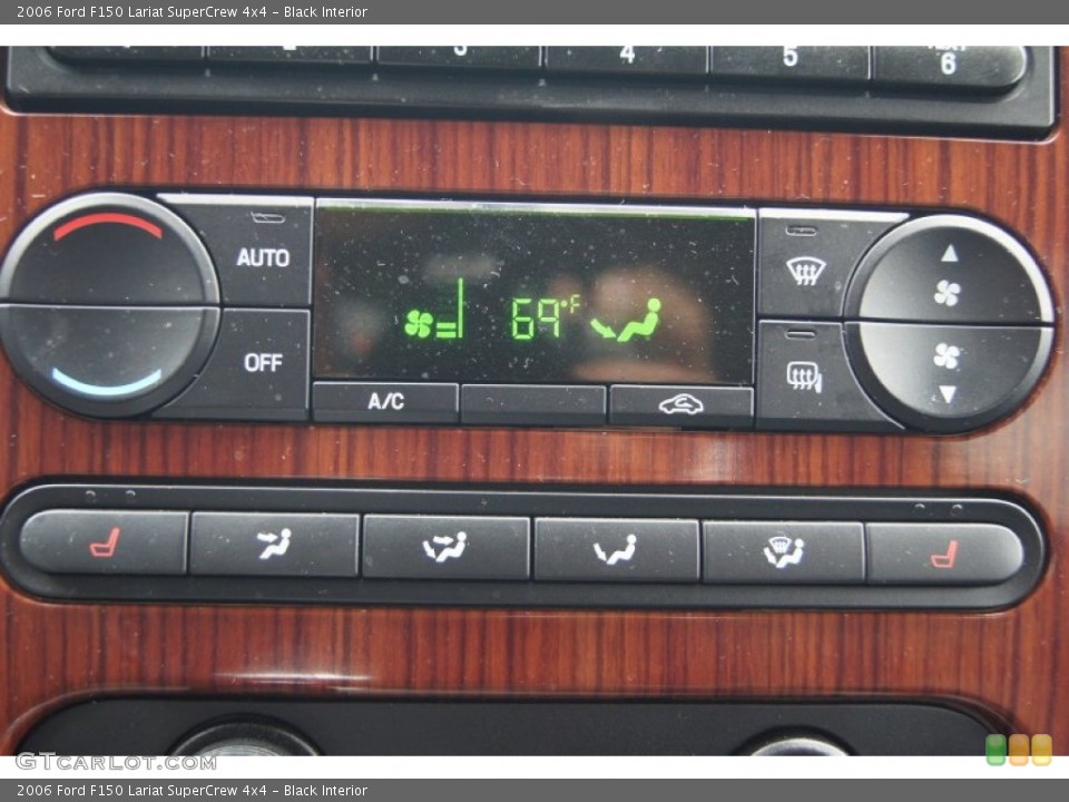 Black Interior Controls for the 2006 Ford F150 Lariat SuperCrew 4x4 #71956627